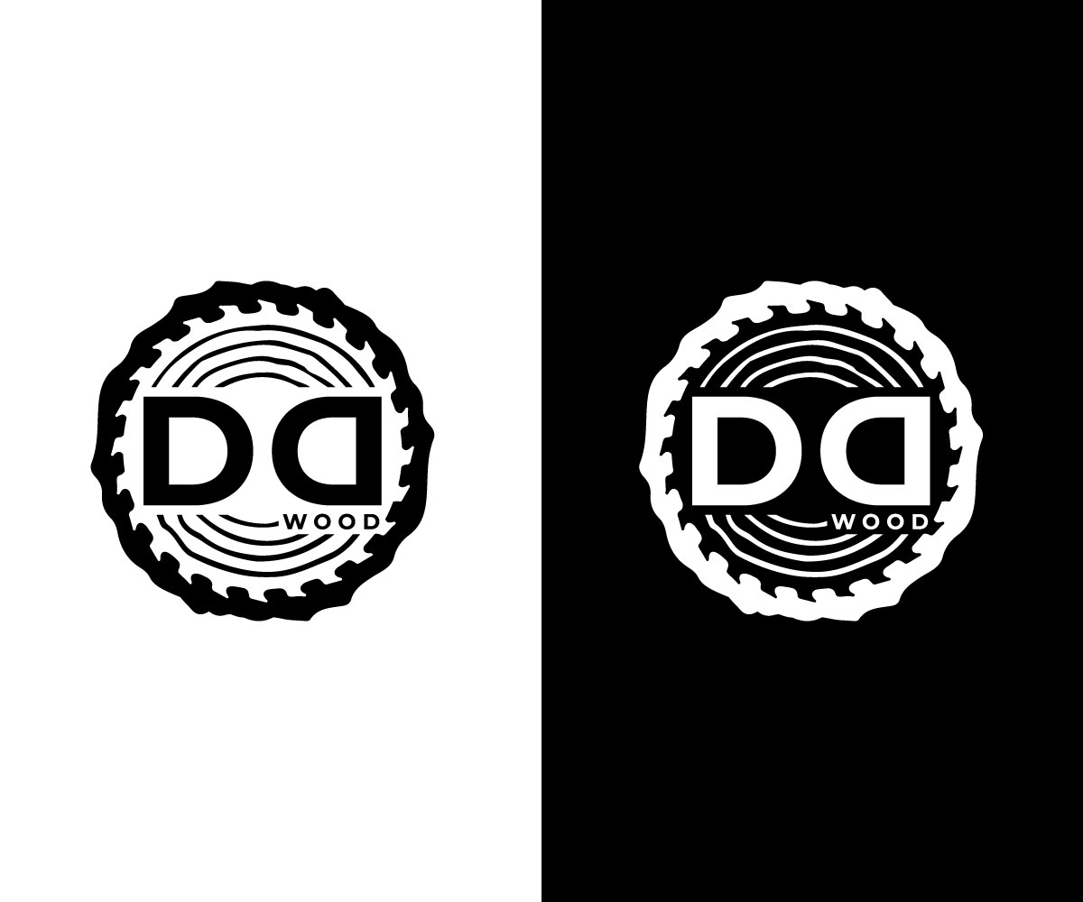 Logo Design by alexdarah for Double D's Wood | Design #34721243