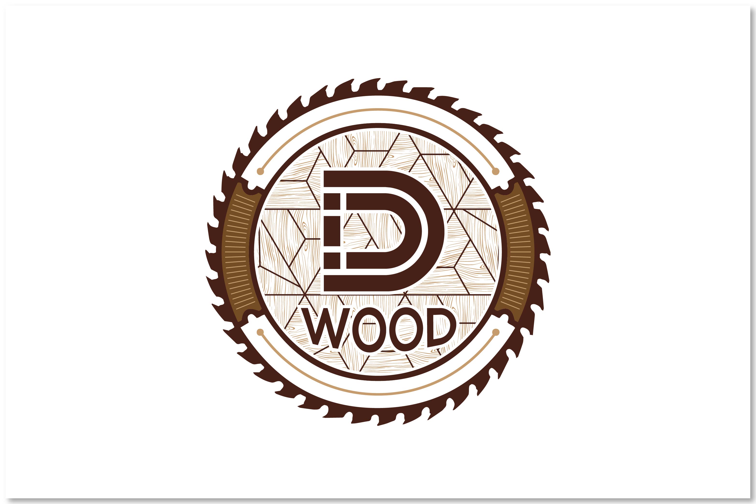 Logo Design by Hanzulla wahid for Double D's Wood | Design #34734956