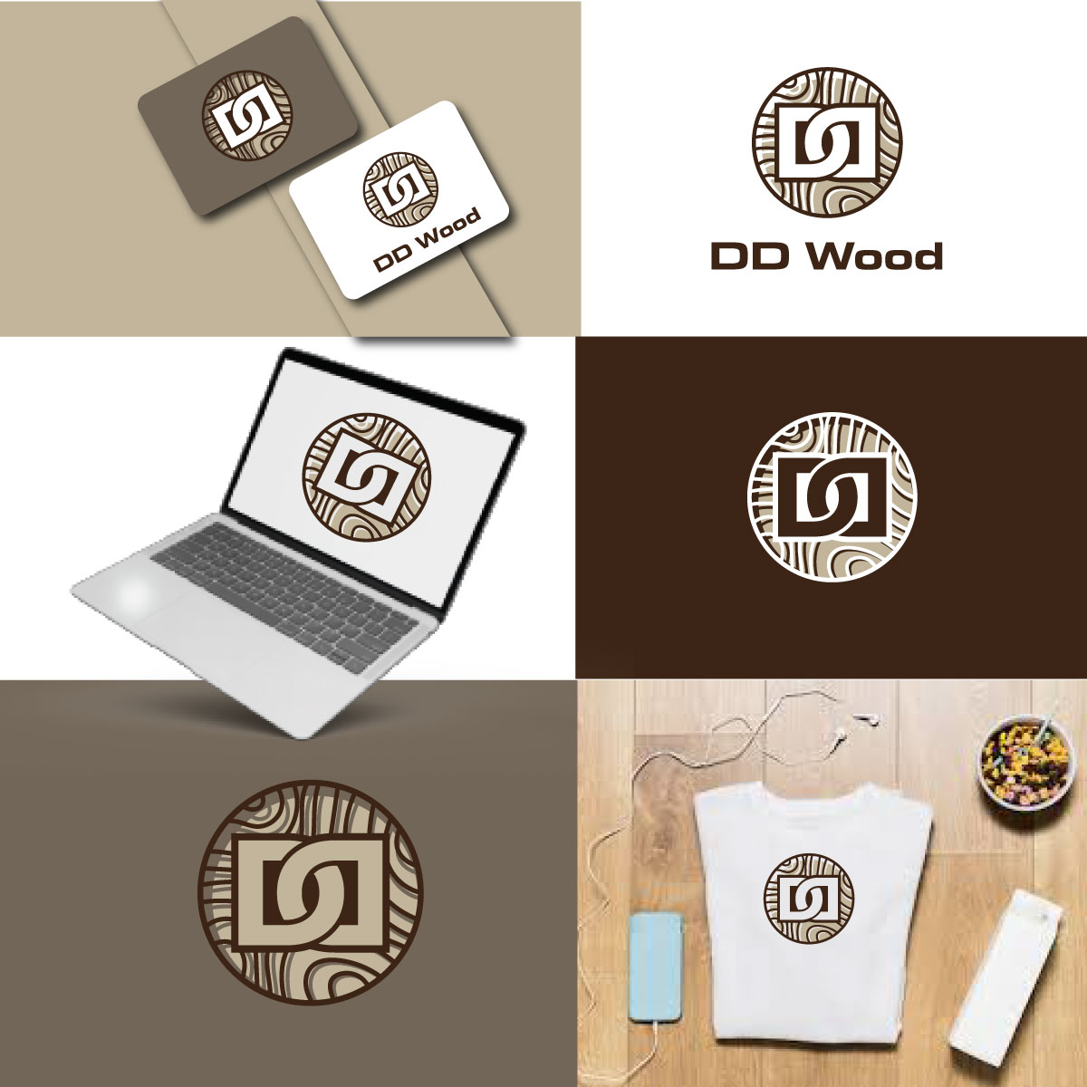 Logo Design by dianagargaritza for Double D's Wood | Design #34741396
