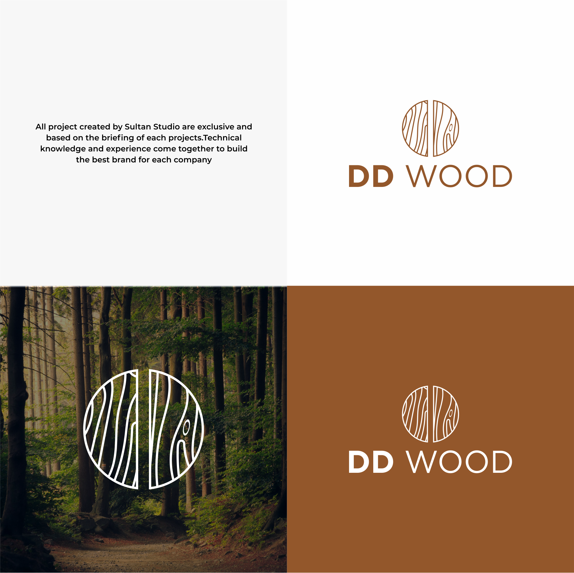 Logo Design by Sultan  Studio for Double D's Wood | Design #34724994