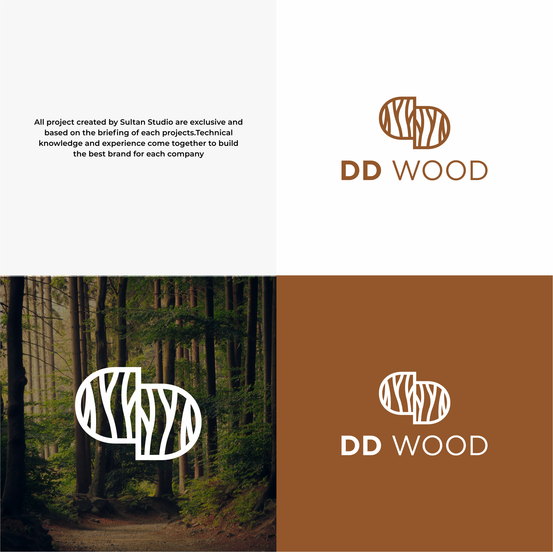 Logo Design by Sultan  Studio for Double D's Wood | Design #34725018