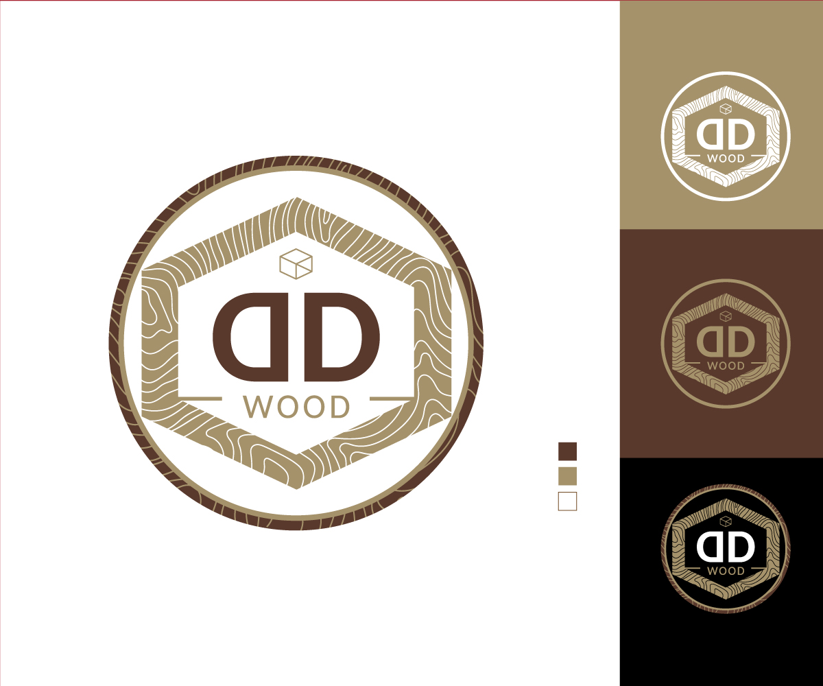 Logo Design by nadzeenadz for Double D's Wood | Design #34756268