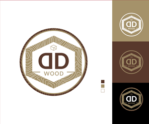 Logo Design by nadzeenadz for Double D's Wood | Design: #34756268