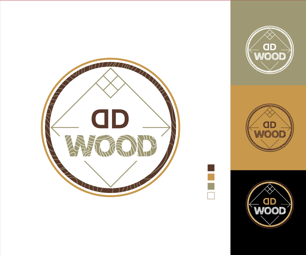 Logo Design by nadzeenadz for Double D's Wood | Design #34758501