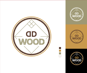 Logo Design by nadzeenadz for Double D's Wood | Design: #34758501