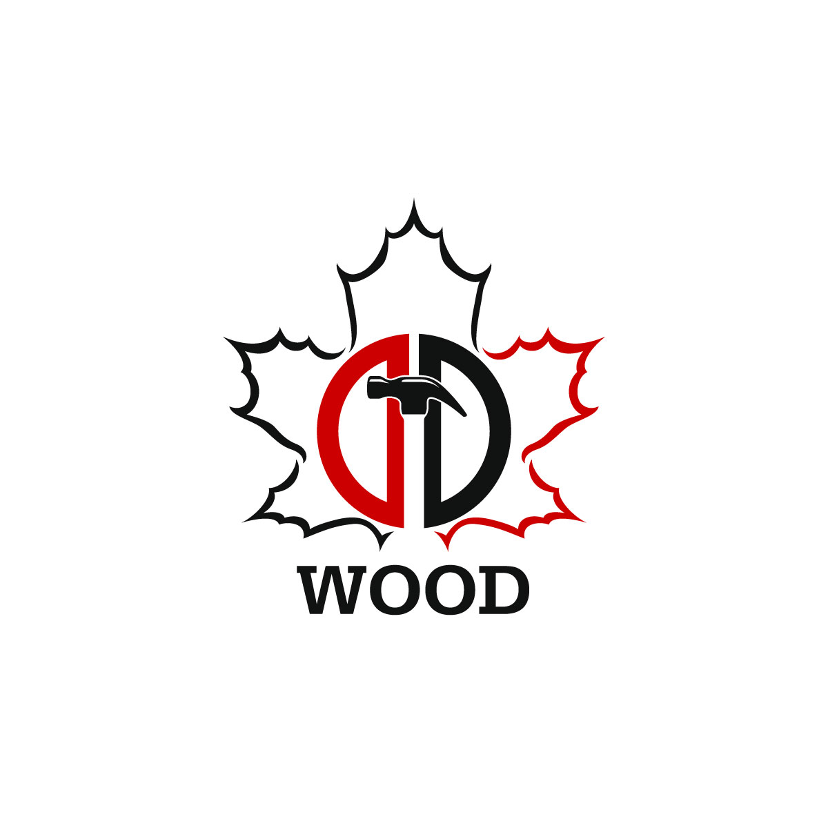 Logo Design by KCin Design   for Double D's Wood | Design #34722470
