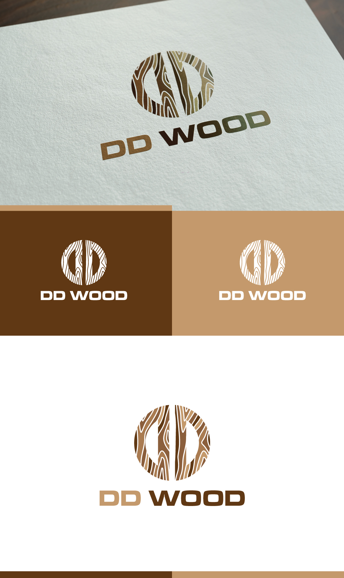 Logo Design by creativepix for Double D's Wood | Design #34721538
