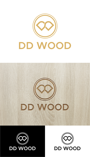 Diseño de Logo por RAN MEI JS para Double D's Wood | Diseño: #34719794