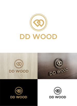 Diseño de Logo por RAN MEI JS para Double D's Wood | Diseño: #34719827
