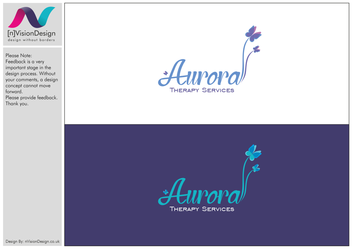 Logo Design by nvisiondesign.co.uk for Aurora Therapy Services | Design #34721943