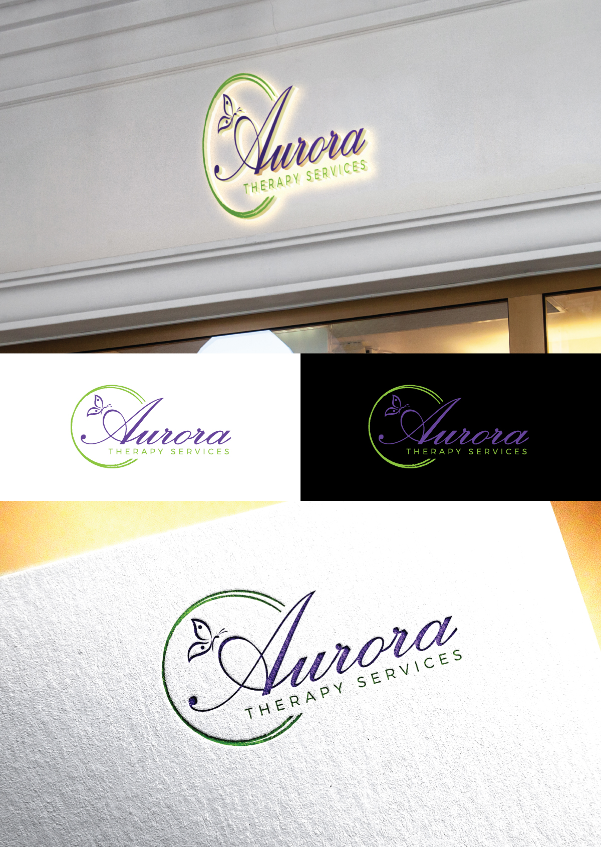 Logo Design by sol design2 for Aurora Therapy Services | Design #34720755