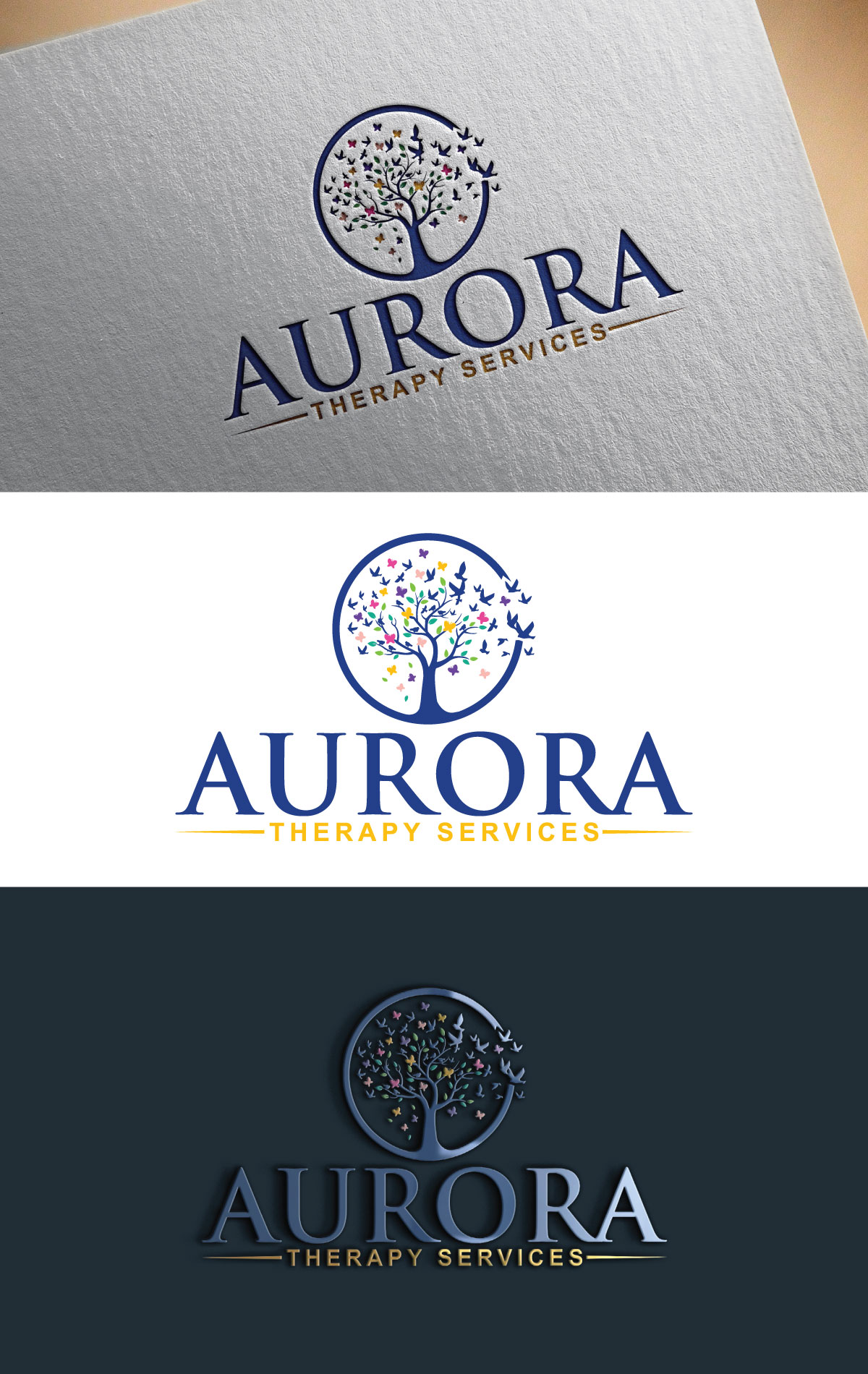 Logo Design by Impressive logo for Aurora Therapy Services | Design #34722563