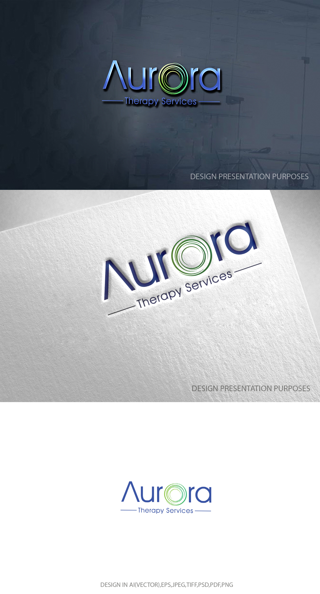 Logo Design by zebronicgraphic for Aurora Therapy Services | Design #34723192