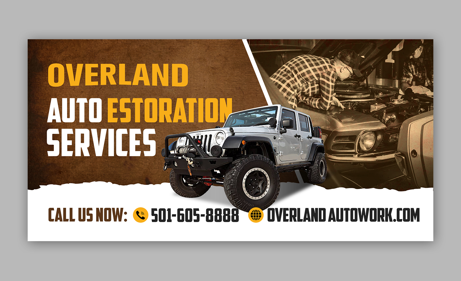 Diseño Gráfico por debdesign para Overland Autoworks | Diseño #34738698
