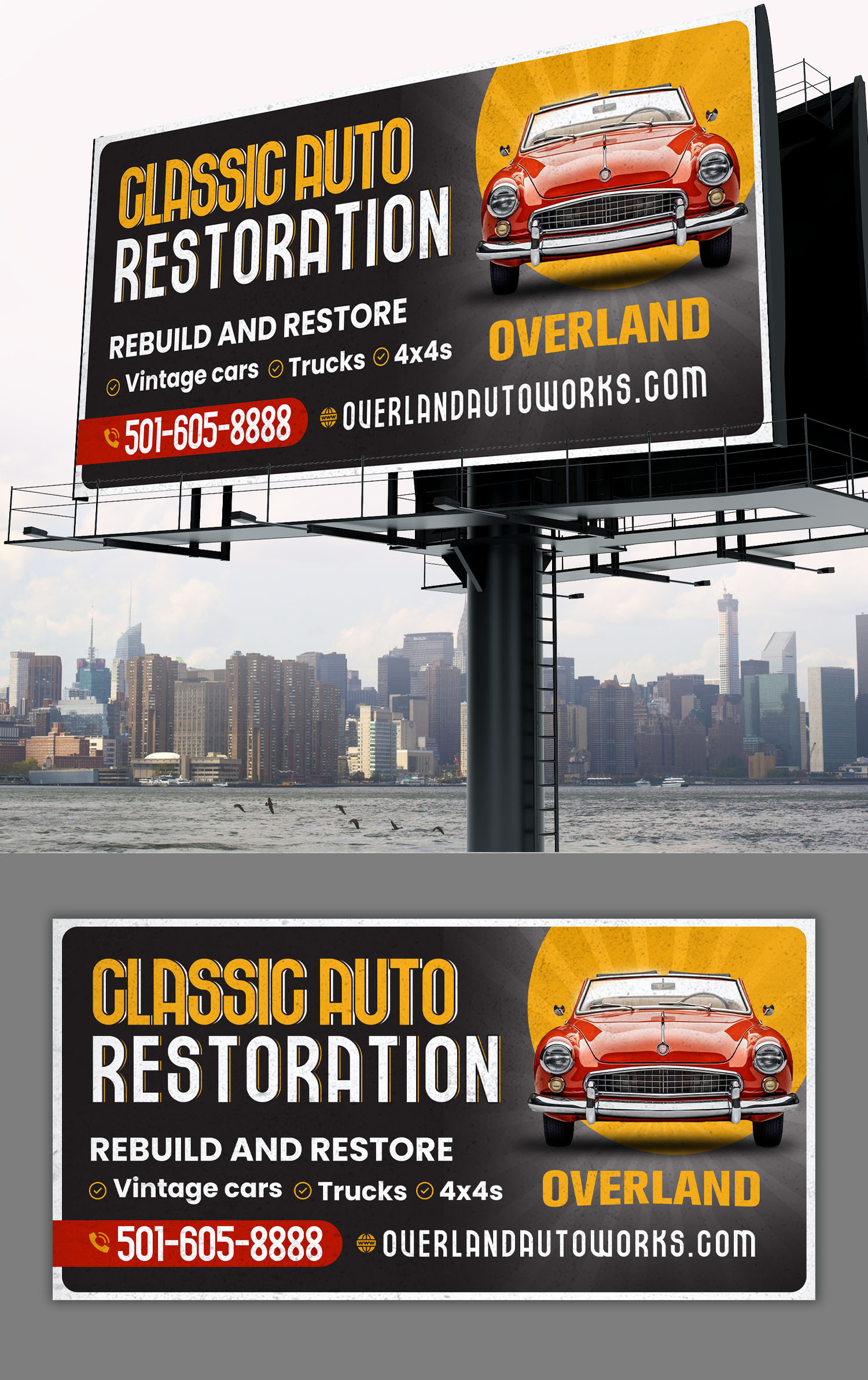 Diseño Gráfico por debdesign para Overland Autoworks | Diseño #34739155