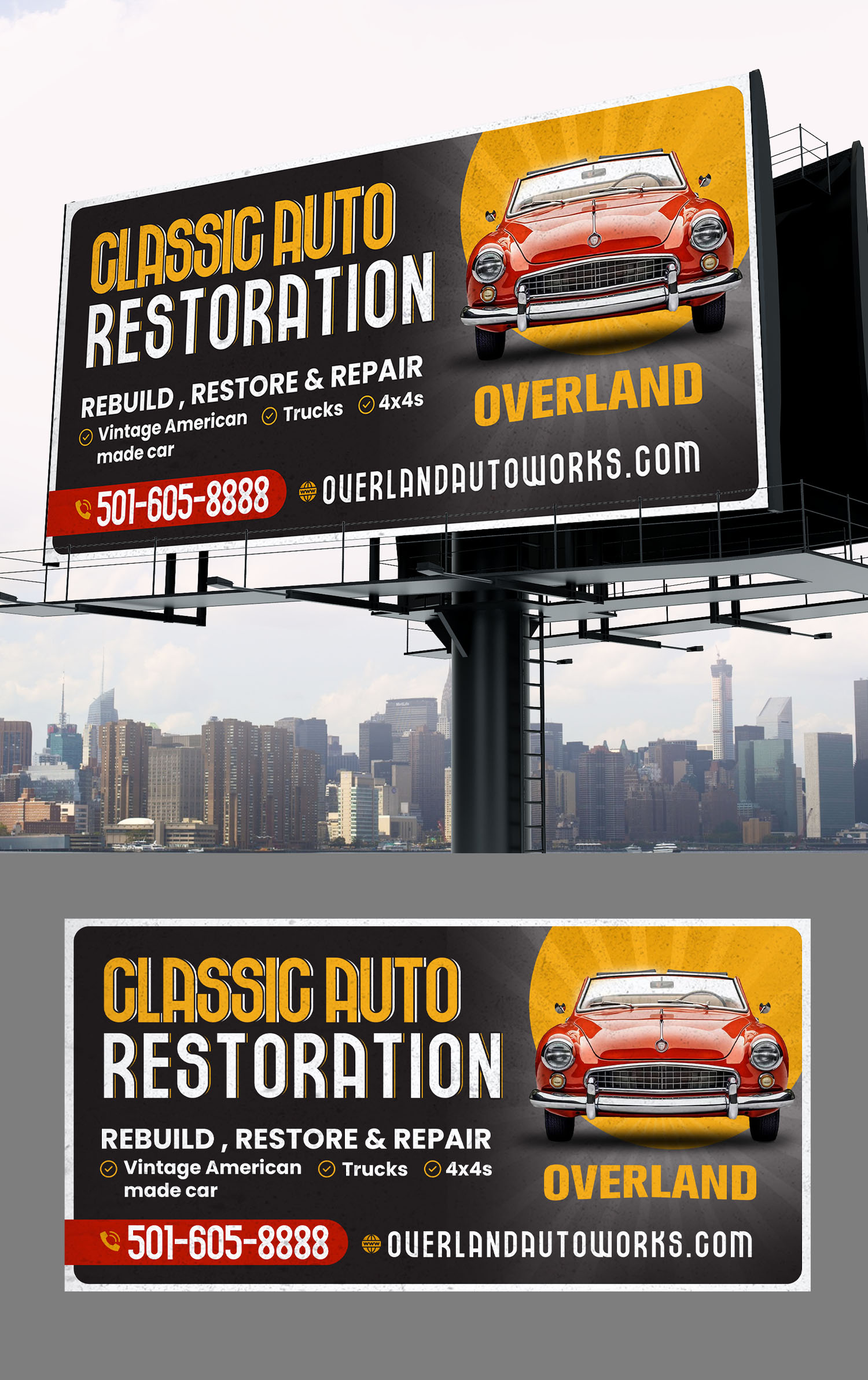 Diseño Gráfico por debdesign para Overland Autoworks | Diseño #34739486