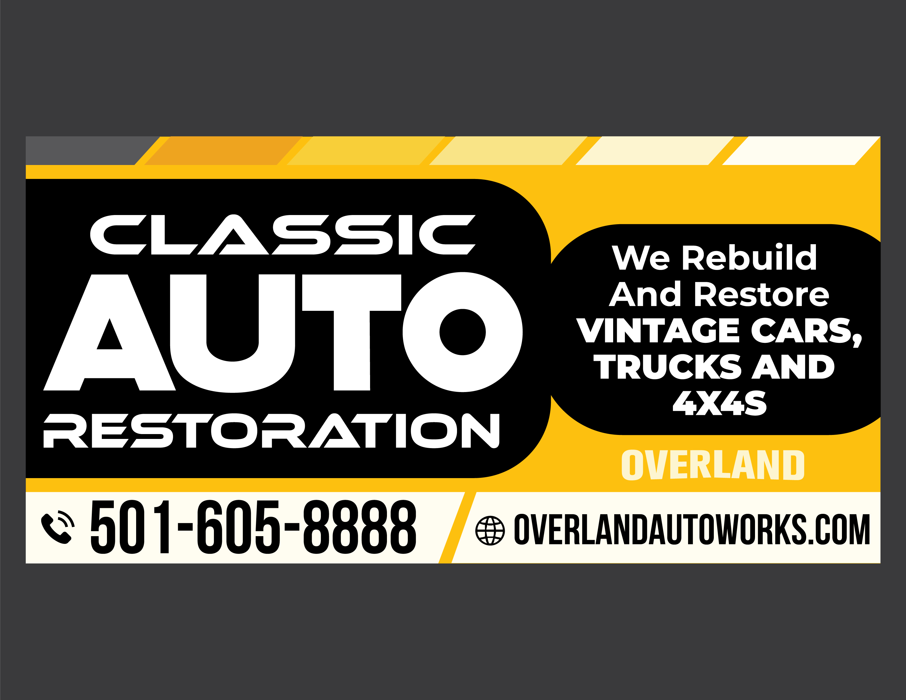 Graphic Design by I P Design for Overland Autoworks | Design #34752693