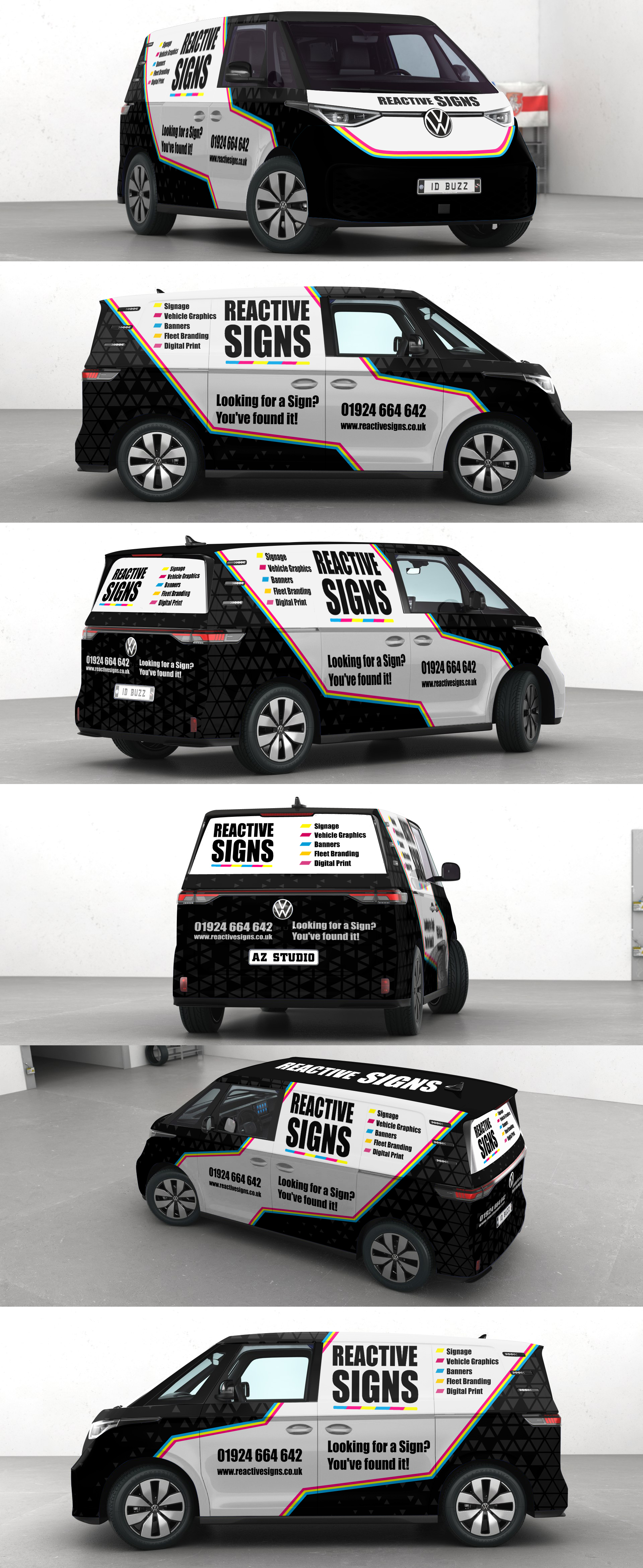 Car Wrap Design by AZ_Studio for reactive signs limited | Design #34748524