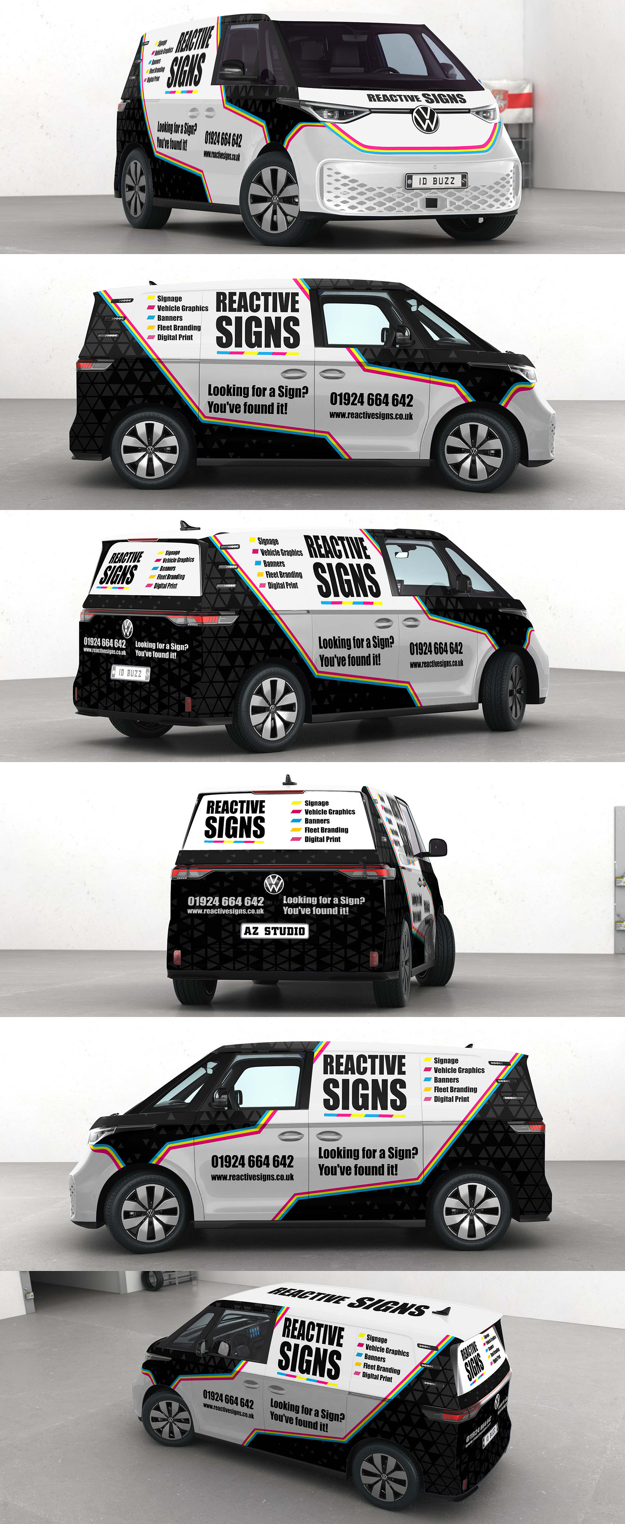 Car Wrap Design by AZ_Studio for reactive signs limited | Design #34748525