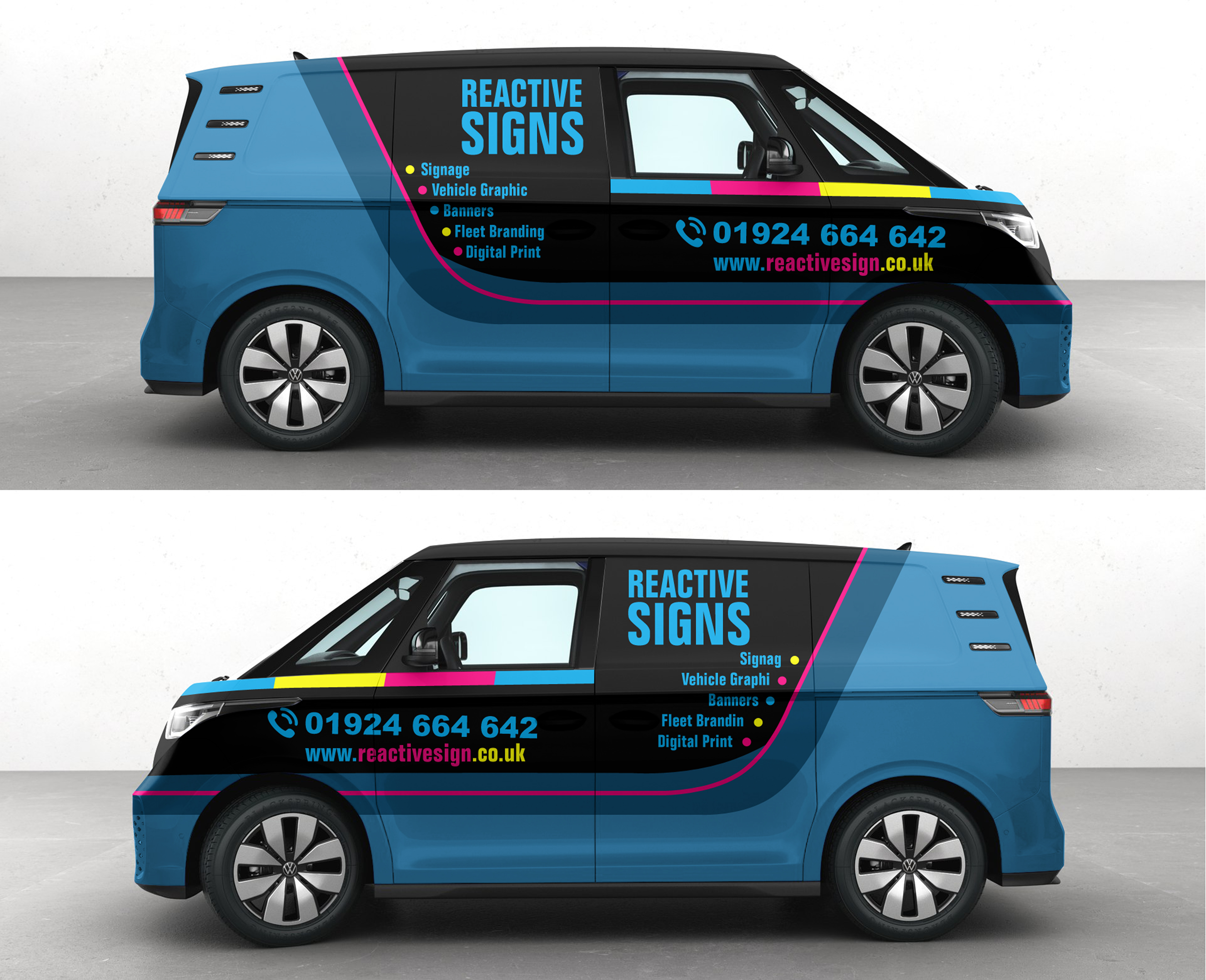Car Wrap Design by Yayan gesuter for reactive signs limited | Design #34756739