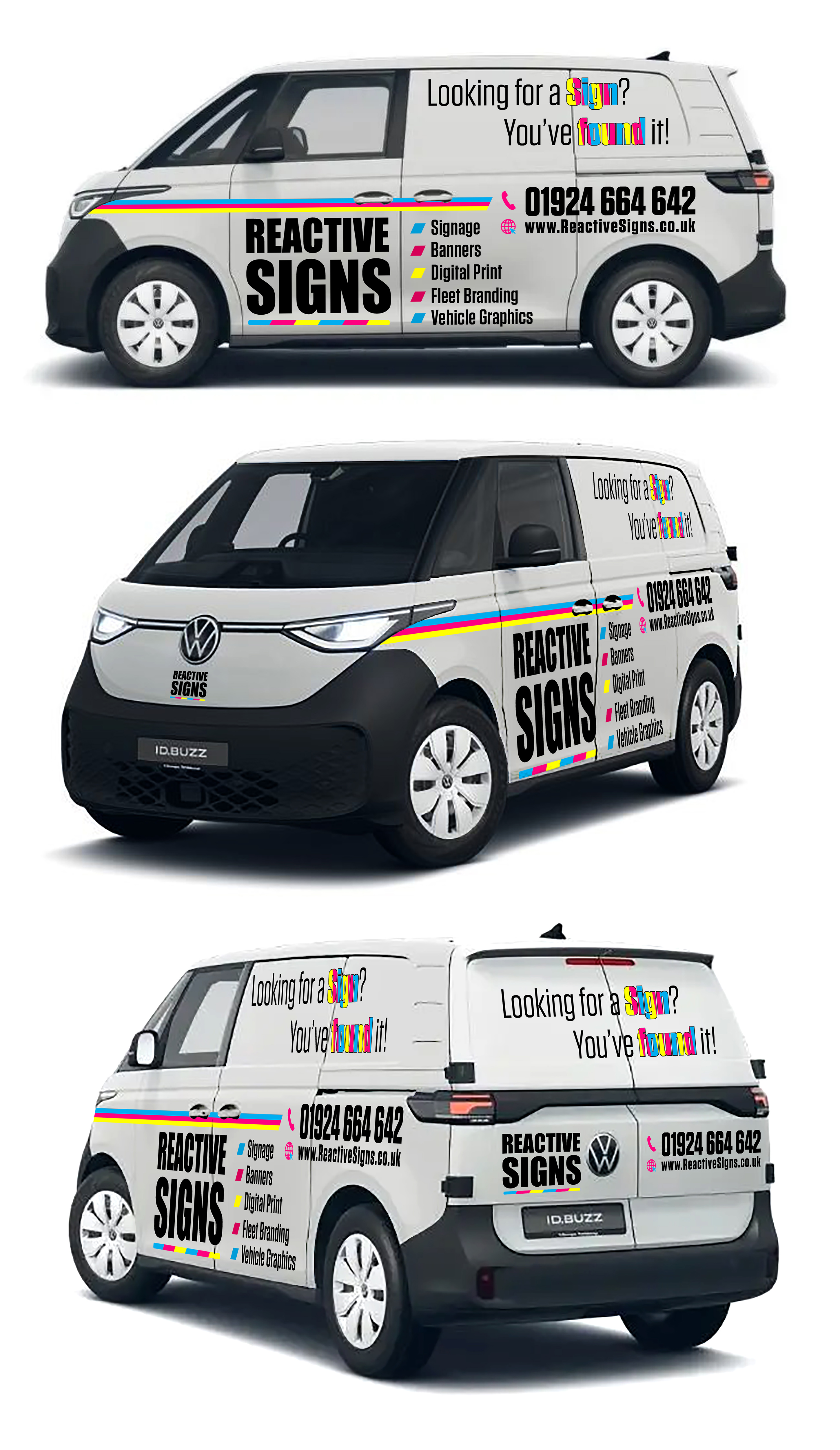 Car Wrap Design by Fine Graphics House for reactive signs limited | Design #34751140