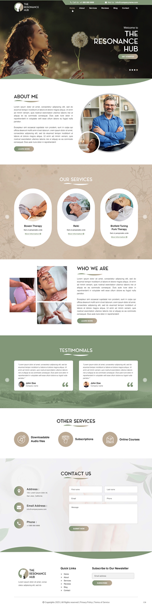 Squarespace Design by pb