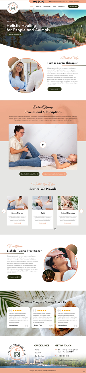 Squarespace Design by pb for this project | Design: #34733276