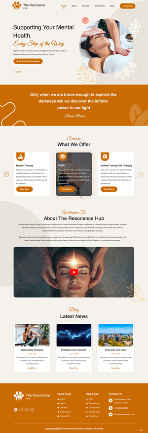 Squarespace Design by pb for this project | Design: #34733277