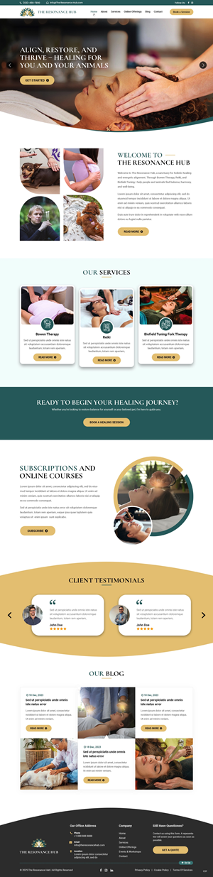 Squarespace Design by pb for this project | Design: #34733278