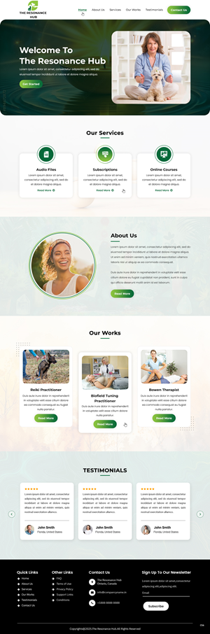 Squarespace Design by pb for this project | Design: #34733285