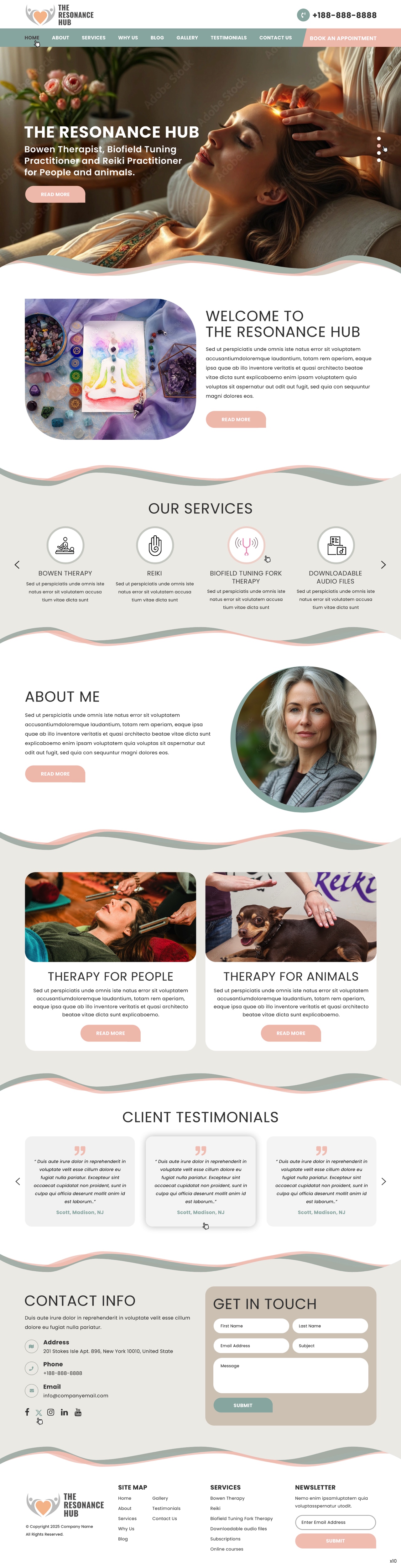 Squarespace Design by pb for this project | Design #34733286