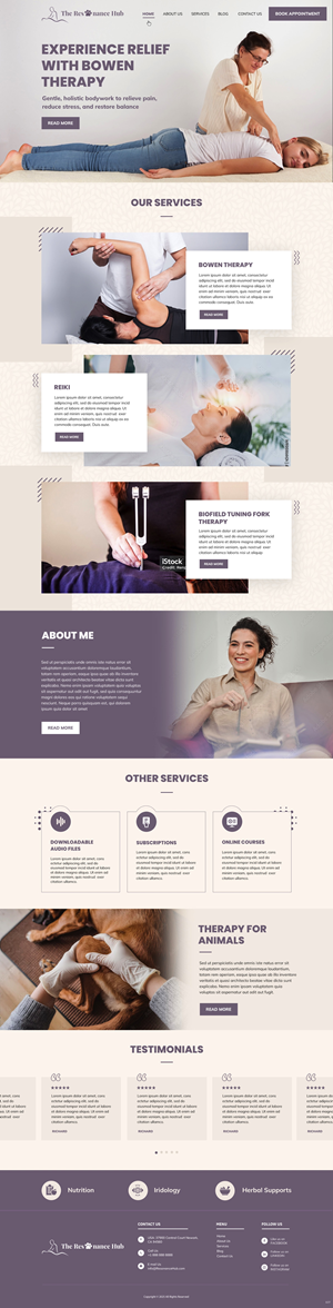 Squarespace Design by pb for this project | Design: #34733287