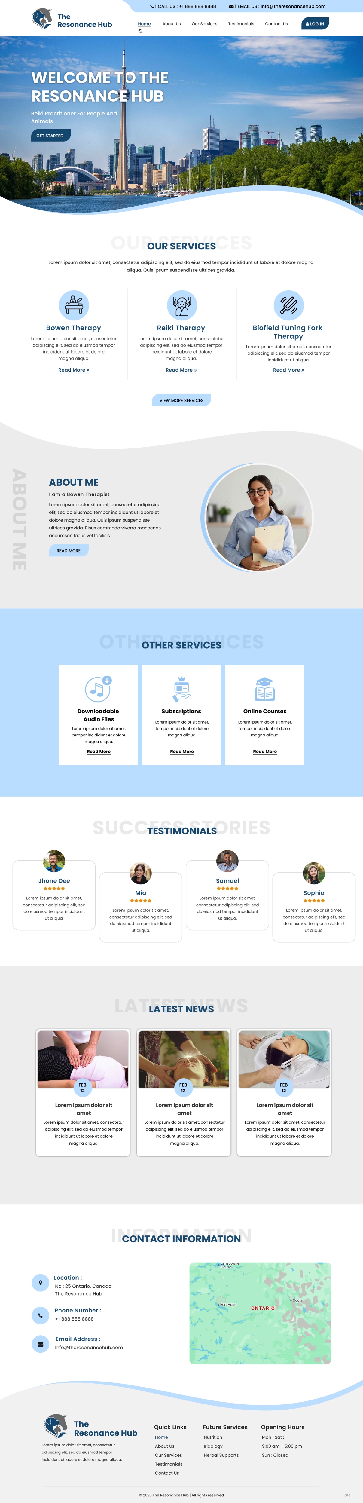 Squarespace Design by pb for this project | Design #34740109