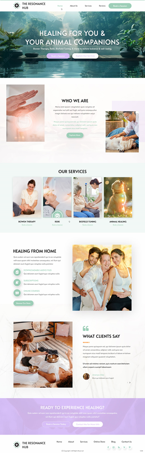 Squarespace Design by pb for this project | Design: #34740110