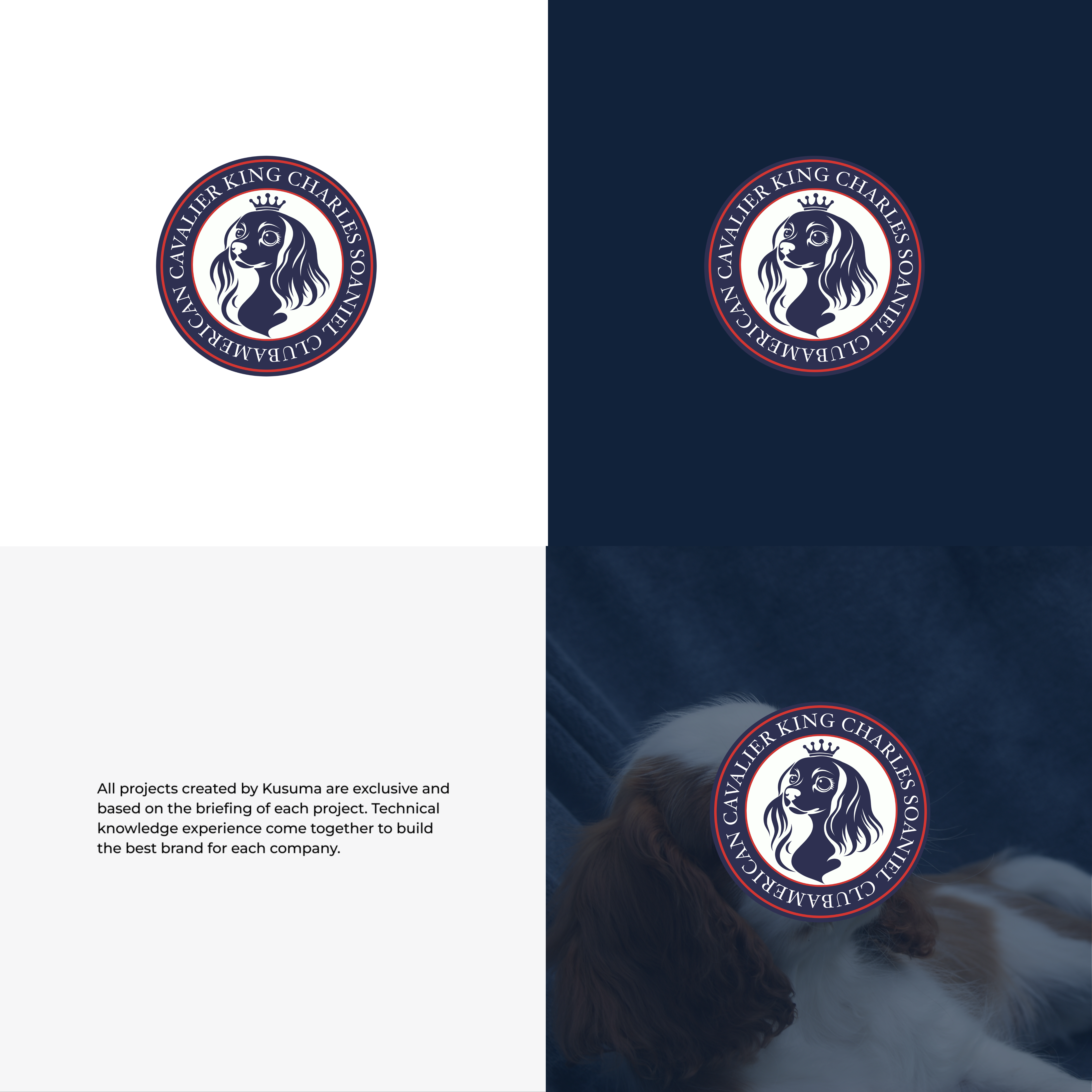 Vector Design by Kusuma Studio for American Cavalier King Charles Spaniel Club | Design #34737106