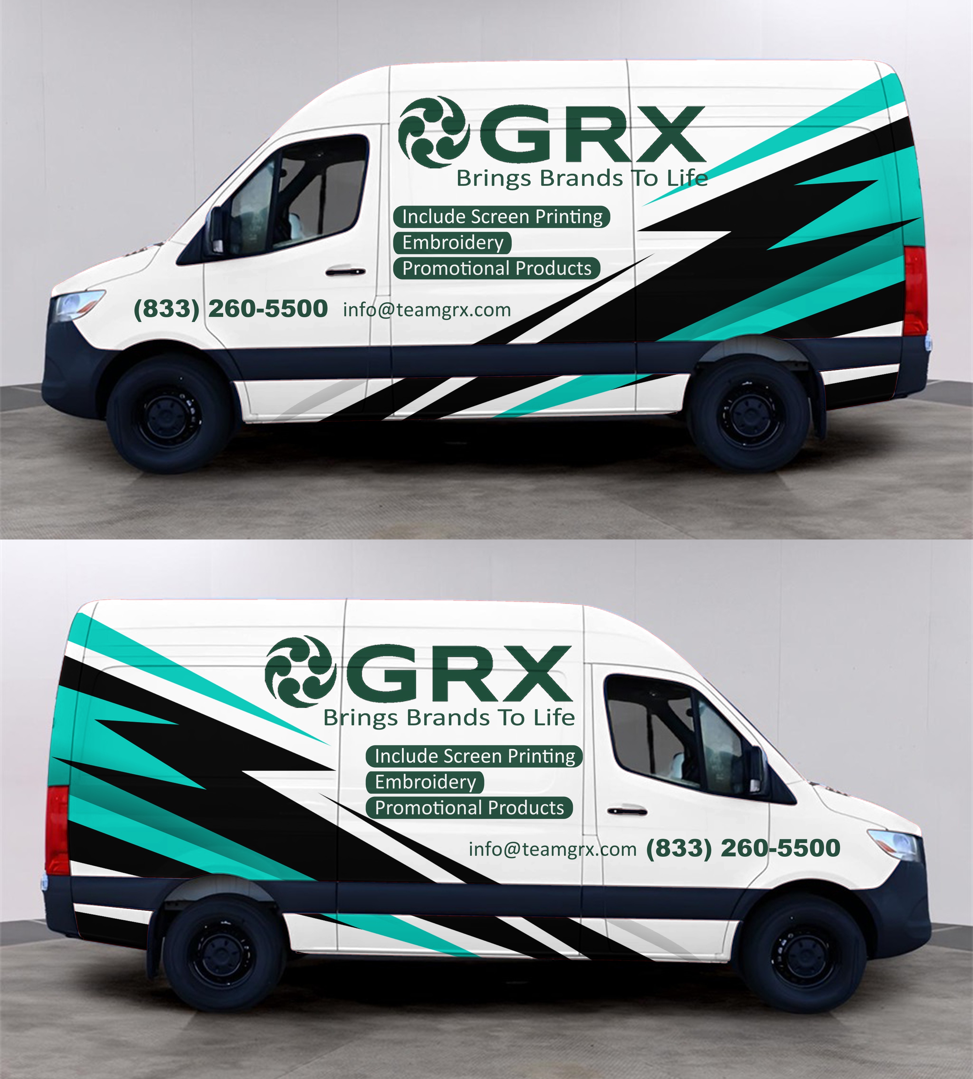 Diseño de Rotulación de Vehículo por Yayan gesuter para GRX Group | Diseño #34731197