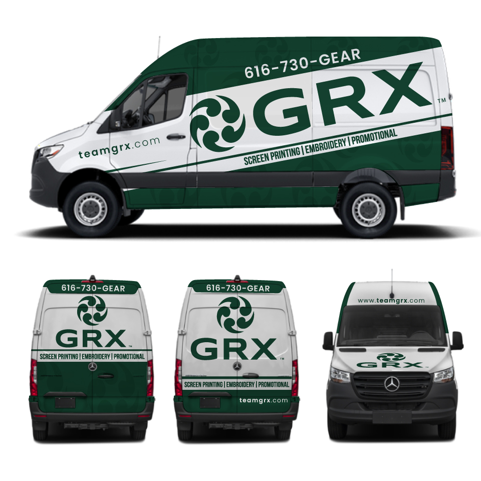Diseño de Rotulación de Vehículo por Yoga Tri para GRX Group | Diseño #34735621