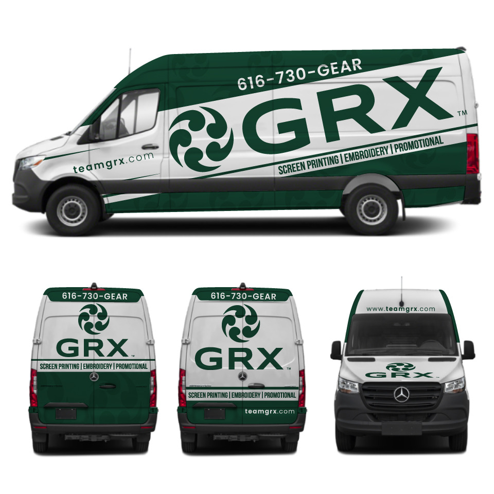 Diseño de Rotulación de Vehículo por Yoga Tri para GRX Group | Diseño #34742020
