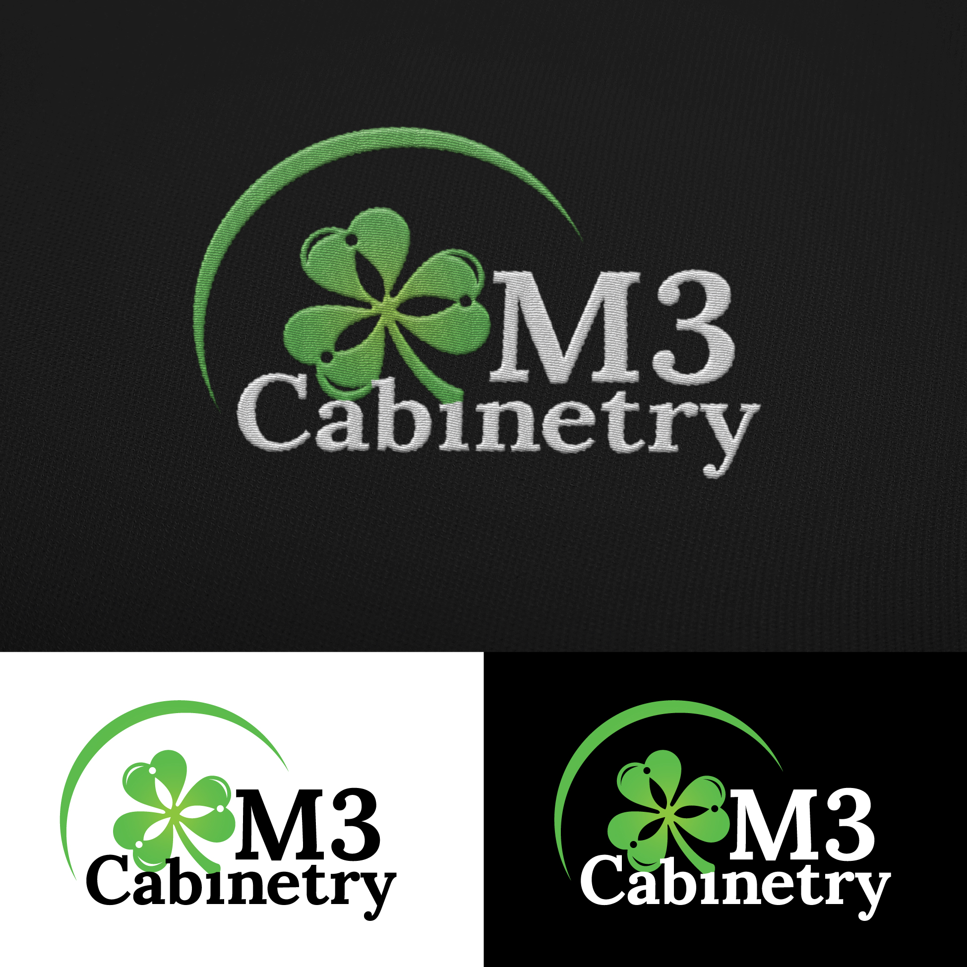 Logo Design by StromDesignHub for M3 Cabinetry | Design #34733147