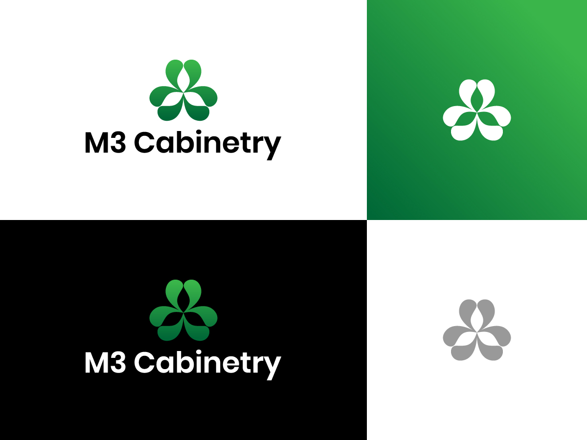 Logo Design by 439 Creations for M3 Cabinetry | Design #34728642