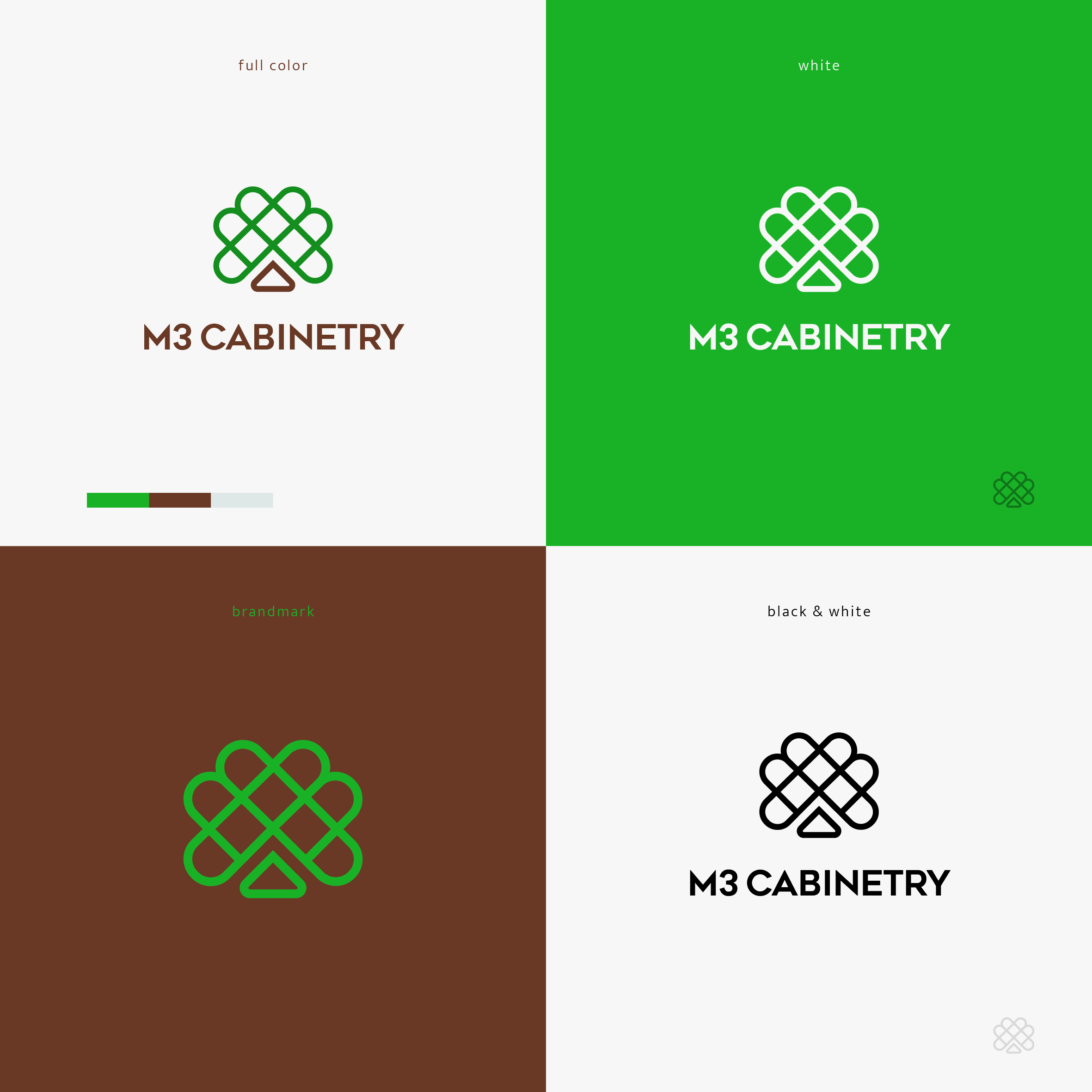 Logo-Design von Lammy für M3 Cabinetry | Design #34766845
