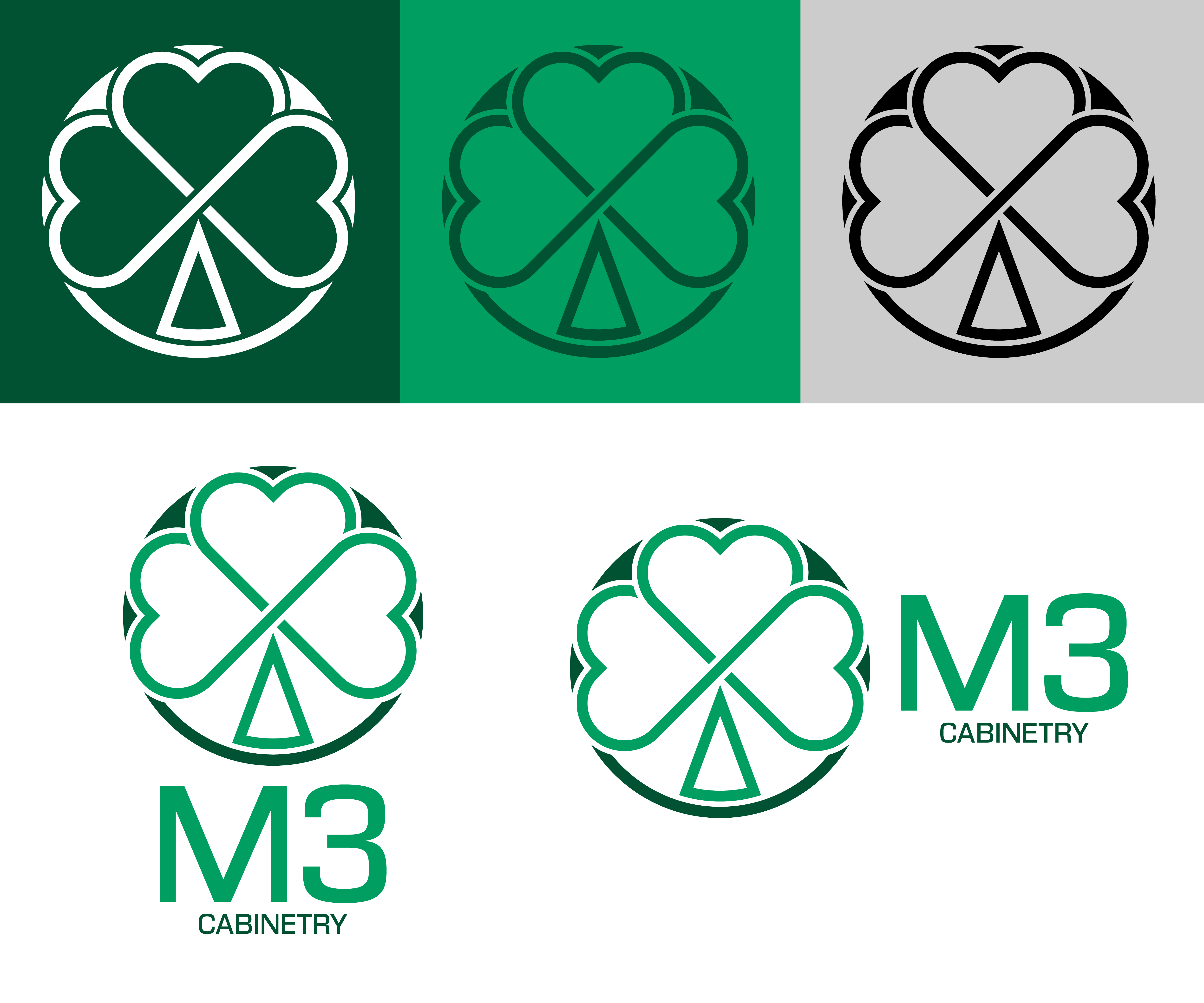 Logo Design by i Mochi for M3 Cabinetry | Design #34767169