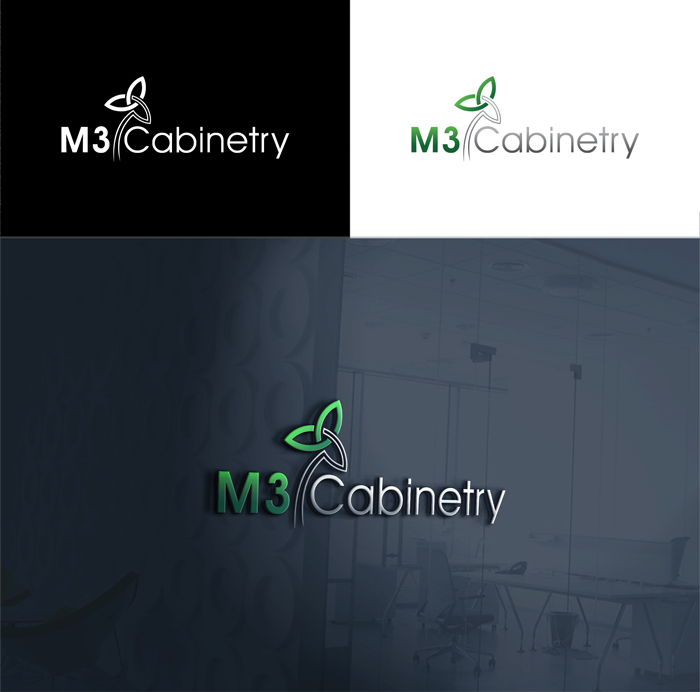 Logo Design by RA-bica for M3 Cabinetry | Design #34730962