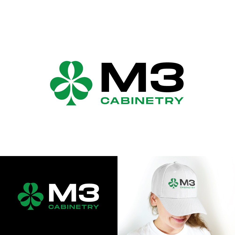Logo Design by Sanat Kumar De for M3 Cabinetry | Design #34733967