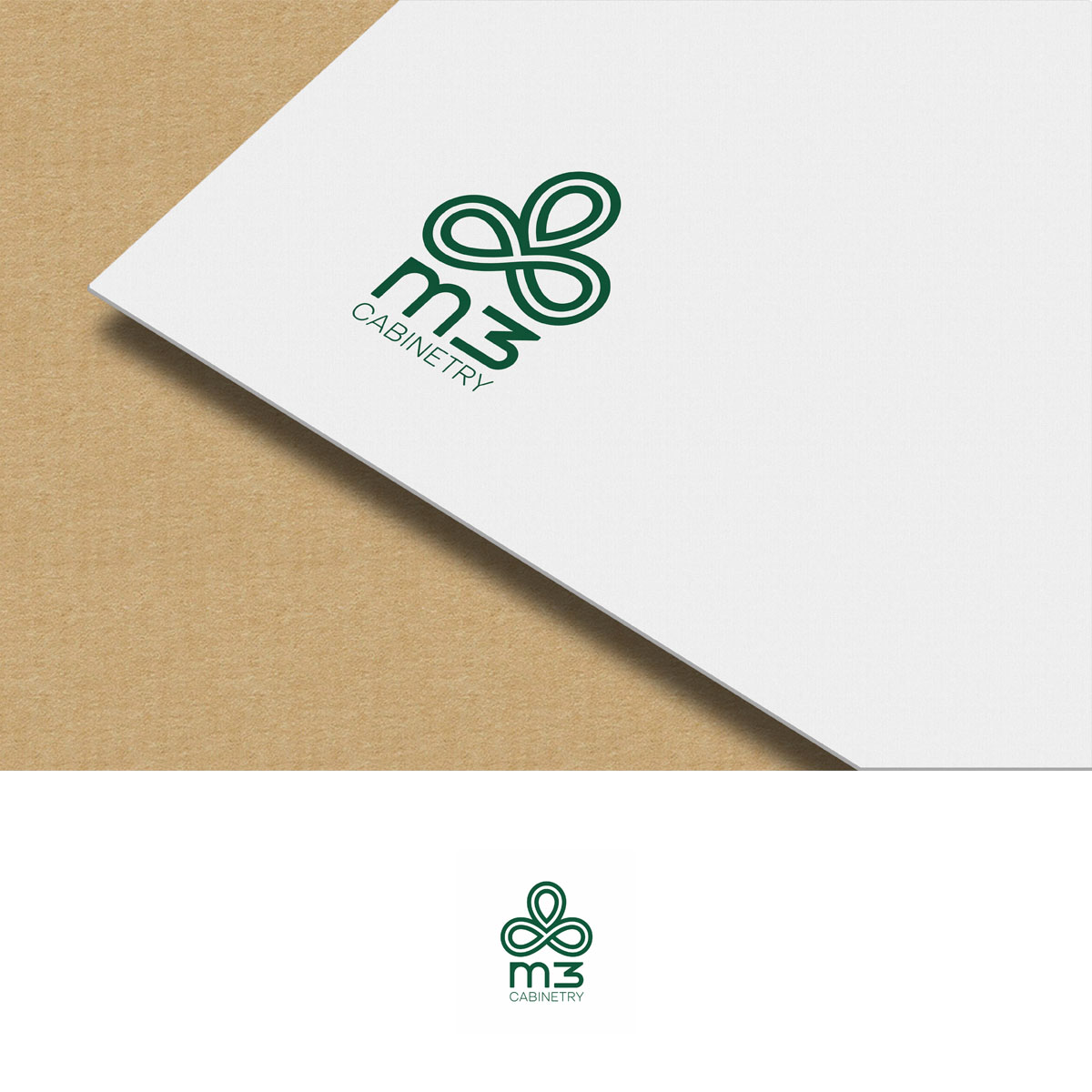 Logo Design by mekail for M3 Cabinetry | Design #34730386