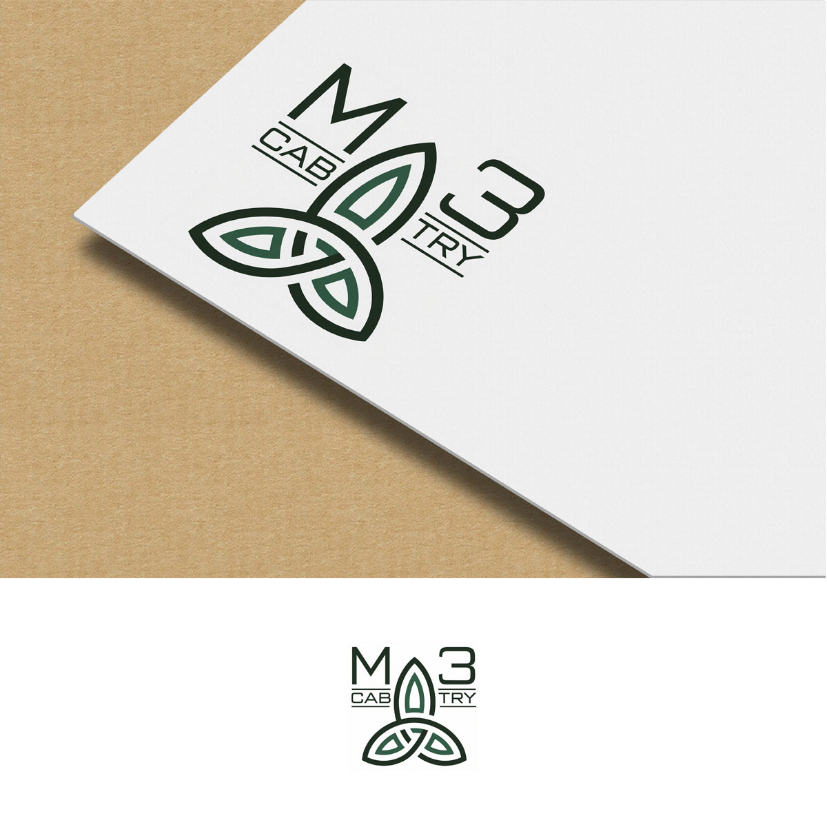 Logo Design by mekail for M3 Cabinetry | Design #34730388