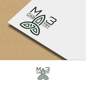 Logo Design by mekail for M3 Cabinetry | Design: #34730388