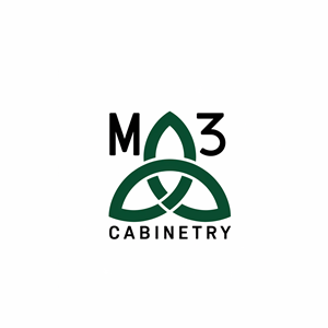 Logo Design by Shariqology for M3 Cabinetry | Design: #34728909
