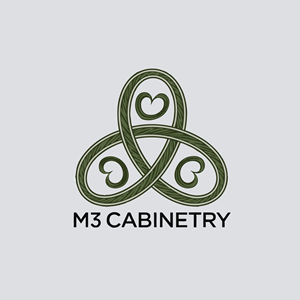 Logo Design by Shariqology for M3 Cabinetry | Design: #34728972
