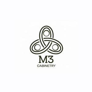 Logo Design by Shariqology for M3 Cabinetry | Design: #34728989